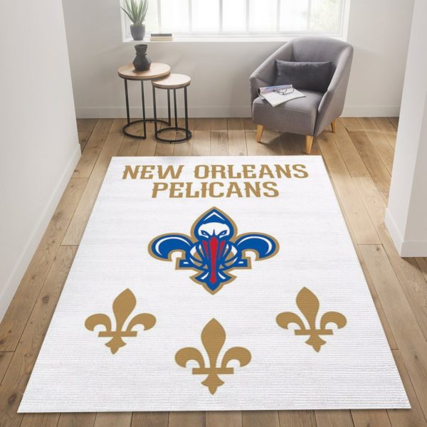 New Orleans Pelicans Fan NBA Living Room Carpet Rug Home Decor