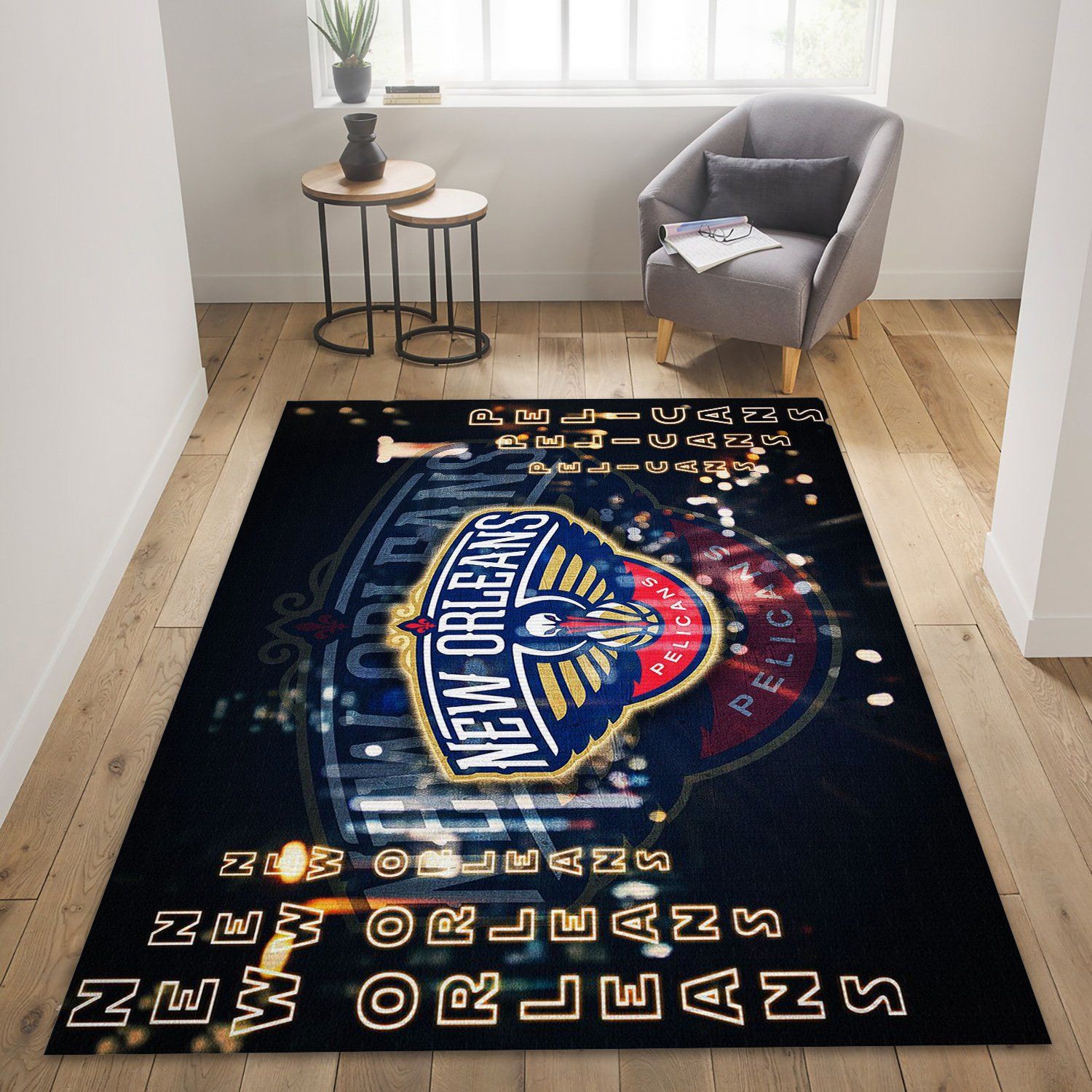 New Orleans Pelicans NBA Living Room Carpet Rug Home Decor New Orleans Pelicans NBA Living Room Carpet Rug Home Decor