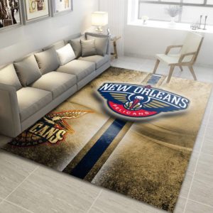 New Orleans Pelicans Team Logo NBA Living Room Carpet Rug Home Decor