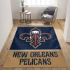 New Orleans Pelicans Christmas NBA Rug Home Decor