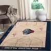 New Orleans Pelicans Team Logo Stadium NBA Living Room Carpet Rug Home Decor