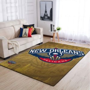 New Orleans Pelicans Team Logo Style Nice Gift NBA Living Room Carpet Rug Home Decor