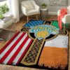 New Orleans Pelicans Logo NBA Rug Home Decor