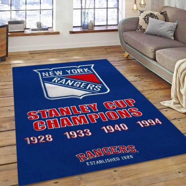 New York Knicks Champions NBA Rug Home Decor