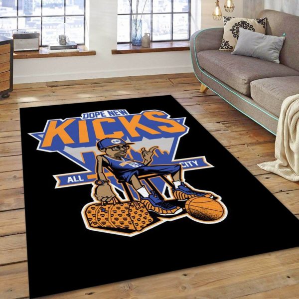 New York Knicks Gifts NBA Living Room Carpet Rug Home Decor