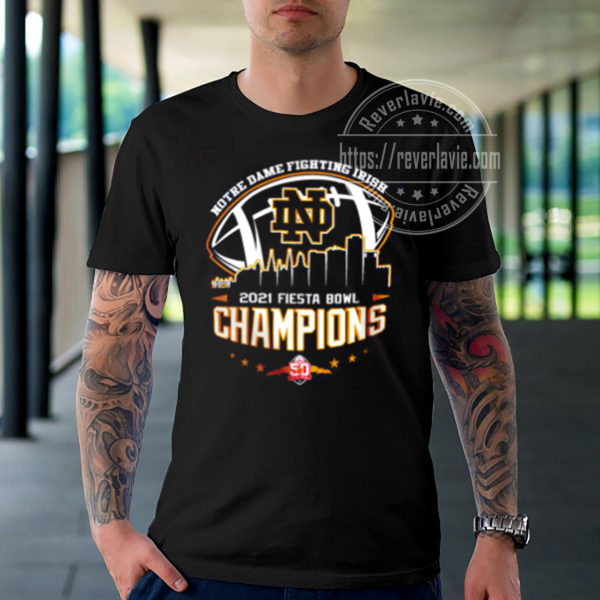 Notre Dame Fighting Irish Champions 2021 2022 The Fiesta Bowl T-Shirt