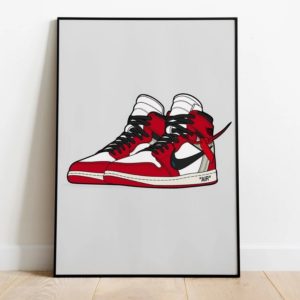 Off-White Air Force 1’s Sneaker Poster Canvas