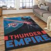 New York Knicks Team Logo Skyline NBA Rug Home Decor
