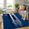 Oklahoma City Thunder Team Logo Nice Gift NBA Living Room Carpet Rug Home Decor