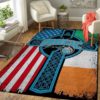 Oklahoma City Thunder Team Logo NBA Living Room Carpet Rug Home Decor