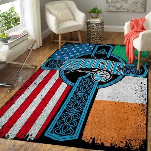 Orlando Magic Basketball Irish St Patricks Day Flag Cross NBA Living Room Carpet Rug Home Decor Orlando Magic Basketball Irish St Patricks Day Flag Cross NBA Living Room Carpet Rug Home Decor