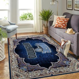 Orlando Magic Basketball Team Logo Persian Pattern NBA Rug Home Decor