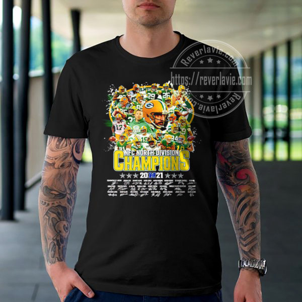 Packers Team Signature 2021 NFC North Champions Unisex T-Shirt