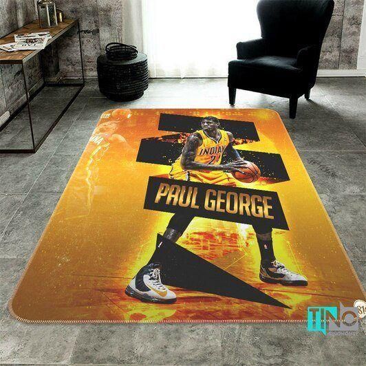 Paul George Indiana Pacers Basketball NBA Rug Home Decor Paul George Indiana Pacers Basketball NBA Rug Home Decor