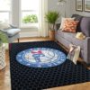 Philadelphia 76ers Team Logo Grey Wooden Style Nice Gift NBA Living Room Carpet Rug Home Decor