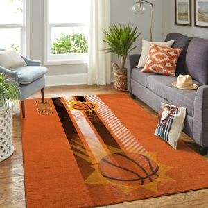 Phoenix Suns Team Logo Nice Gift NBA Living Room Carpet Rug Home Decor
