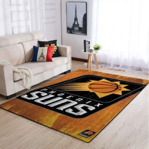 Phoenix Suns Team Logo Style Nice Gift NBA Rug Home Decor