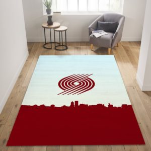 Portland Trail Blazers Gifts NBA Living Room Carpet Rug Home Decor