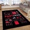 Portland Trail Blazers Gifts NBA Rug Home Decor