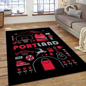 Portland Trail Blazers Gifts NBA Rug Home Decor