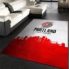 Portland Trailblazers Team Logo Mickey Us Style Nice Gift NBA Rug Home Decor