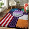 Sacramento Kings Christmas NBA Living Room Carpet Rug Home Decor