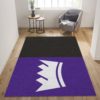 Sacramento Kings Team Logo NBA Living Room Carpet Rug Home Decor