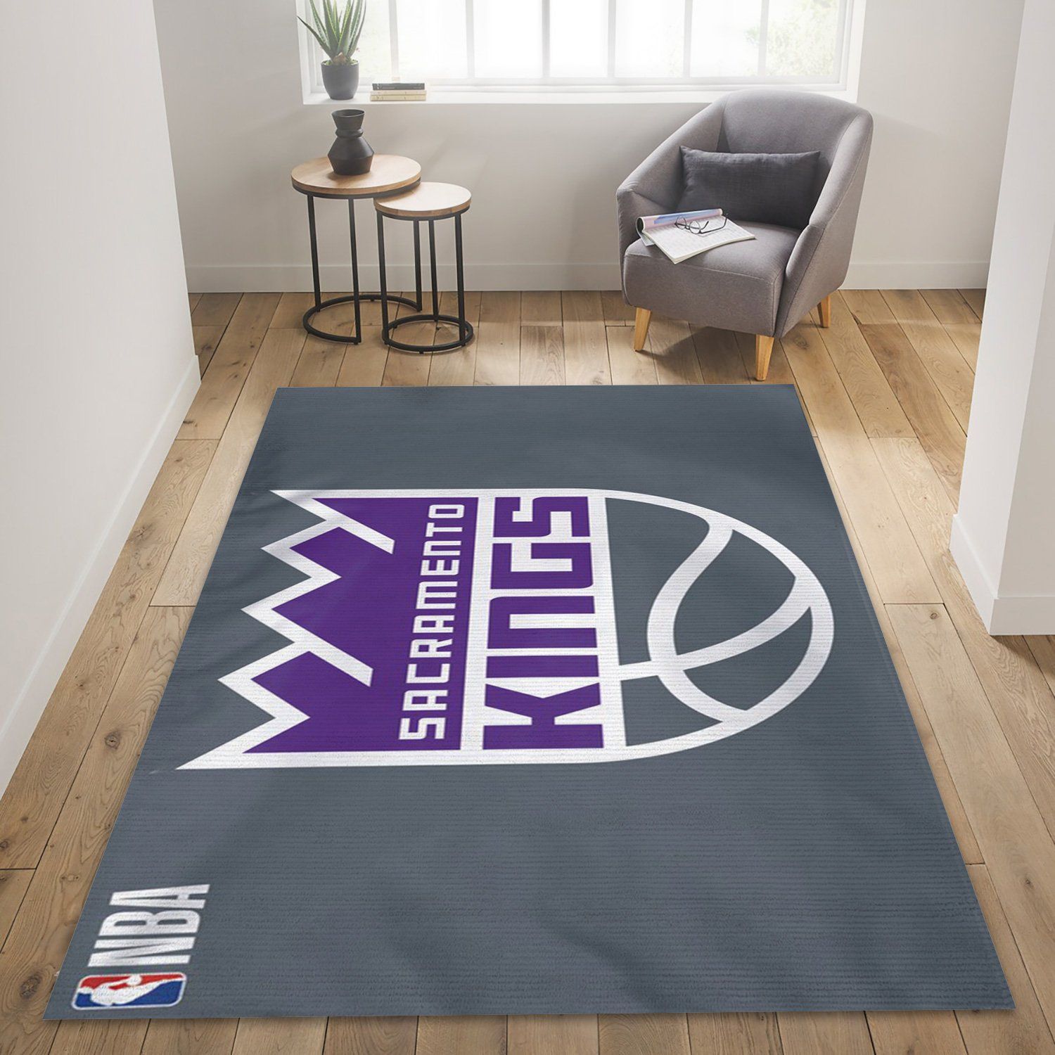 Sacramento Kings Team Logo NBA Rug Home Decor Sacramento Kings Team Logo NBA Rug Home Decor