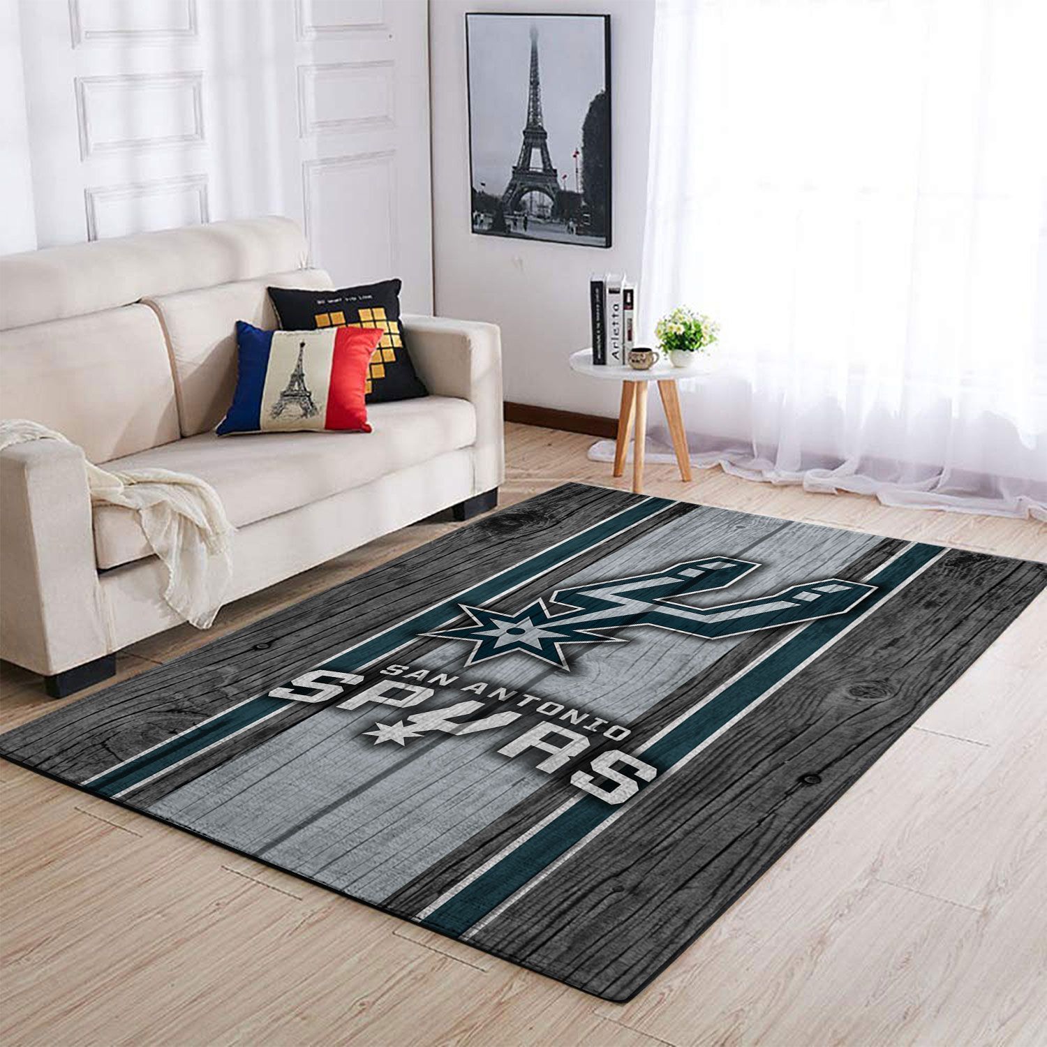 San Antonio Spurs Team Logo Wooden Style Nice Gift NBA Living Room Carpet Rug Home Decor San Antonio Spurs Team Logo Wooden Style Nice Gift NBA Living Room Carpet Rug Home Decor