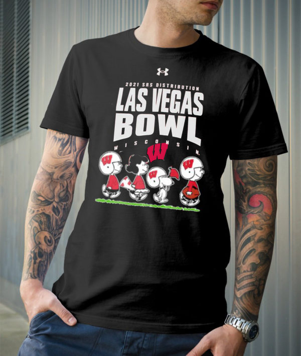 Snoopy Wisconsin Badgers Champions 2021 2022 Las Vegas Bowl New Design T-Shirt