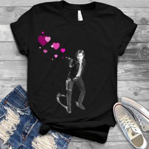 Star Wars Han Shot Hearts Valentine’s Day T-shirt