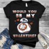 Star Wars Porg Hearts Cute Valentine Gift T-shirt