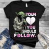 Star Wars Yoda Jedi Vintage Valentines Premium T-shirt