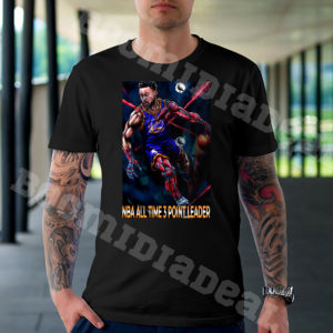 Stephen Curry 30 X Iron Man Marvel Three Point King Unisex T-Shirt