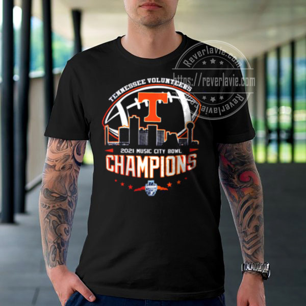 Tennessee Volunteers 2021 2022 Champions Music City Bowl T-Shirt