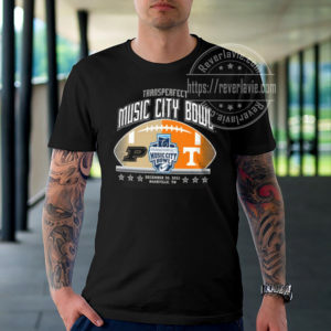 Tennessee Volunteers Vs Purdue Boilermakers 2021 2022 Music City Bowl T-Shirt