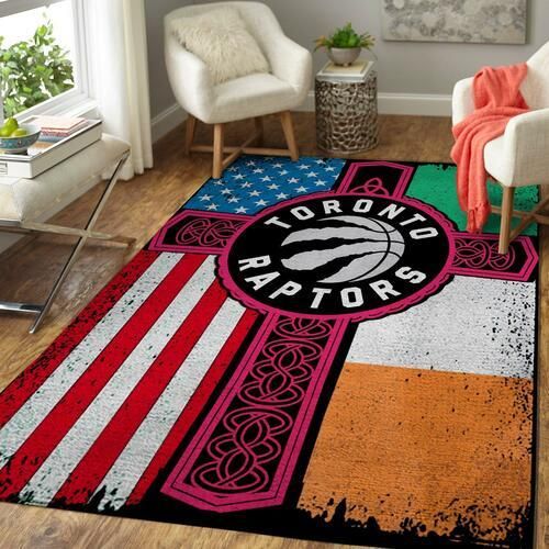 Toronto Raptors Basketball Irish St Patricks Day Flag Cross NBA Rug Home Decor Toronto Raptors Basketball Irish St Patricks Day Flag Cross NBA Rug Home Decor