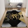 Toronto Raptors Team Logo Grey Wooden Style Nice Gift NBA Living Room Carpet Rug Home Decor
