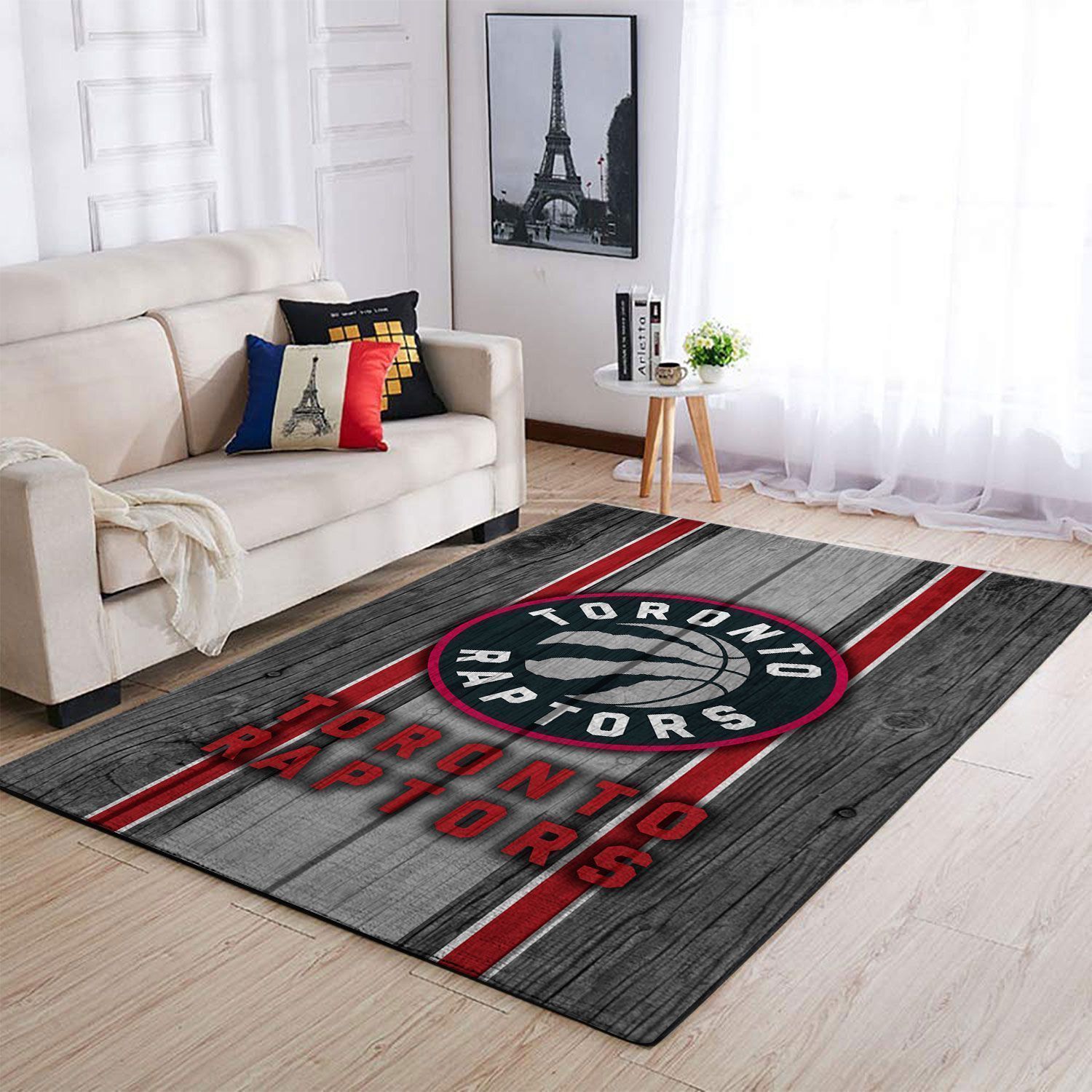 Toronto Raptors Team Logo Area Rugs Wooden Style NBA Rug Home Decor Toronto Raptors Team Logo Area Rugs Wooden Style NBA Rug Home Decor