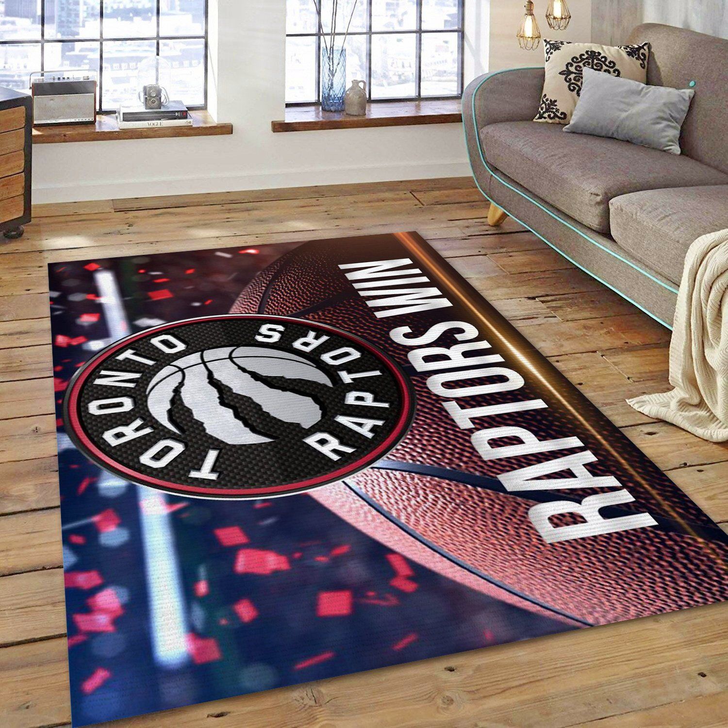 Toronto Raptors Team Logo NBA Rug Home Decor Toronto Raptors Team Logo NBA Rug Home Decor