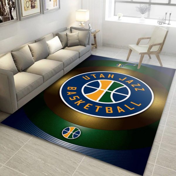 Utah Jazz Gifts NBA Living Room Carpet Rug Home Decor