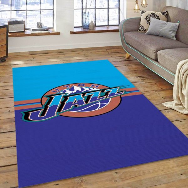 Utah Jazz NBA Living Room Carpet Rug Home Decor