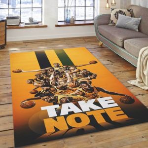 Utah Jazz Take Note Area Rug NBA Rug  Floor Decor