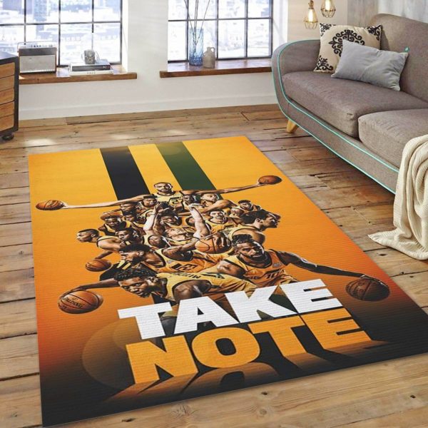 Utah Jazz Take Note Area Rug NBA Rug  Floor Decor