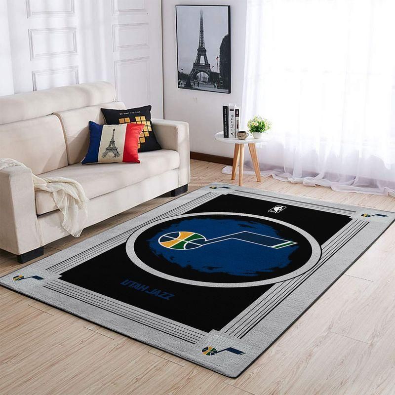 Utah Jazz Team Logo Gifts NBA Rug Home Decor Utah Jazz Team Logo Gifts NBA Rug Home Decor