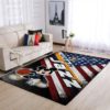 Washington Wizards Basketball Team Logo Persian Pattern NBA Rug Home Decor