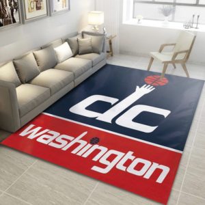 Washington Wizards Basketball NBA Living Room Carpet Rug Home Decor