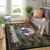 Washington Wizards Camouflage NBA Living Room Carpet Rug Home Decor