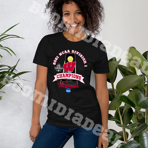 Wisconsin Badgers 2021 NCAA Division 1 Womens Volleyball Championship T-Shirt