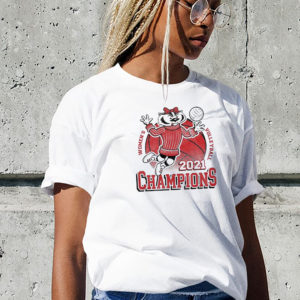 Wisconsin Womens Volleyball 2021 Champions New Design Gifts T-Shirt